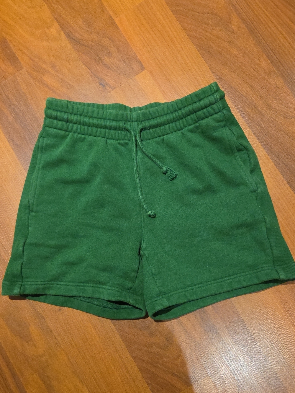 TNA Forest Green Women's Cozy Fleece Drawstring Athletic Short size XS